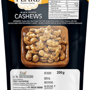 Flavoured Cashews (Black Pepper)